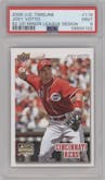 Joey Votto from the 2008 Upper Deck Timeline set graded by PSA and given an overall grade of 9.