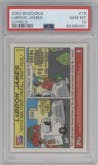LeBron James from the 2003-04 Topps Bazooka set graded by PSA and given an overall grade of 10.