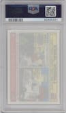 LeBron James from the 2003-04 Topps Bazooka set graded by PSA and given an overall grade of 10.