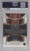 Gradey Dick from the 2023-24 Panini Select  set featuring a Pink Cracked Ice parallel graded by PSA and given an overall grade of 10.