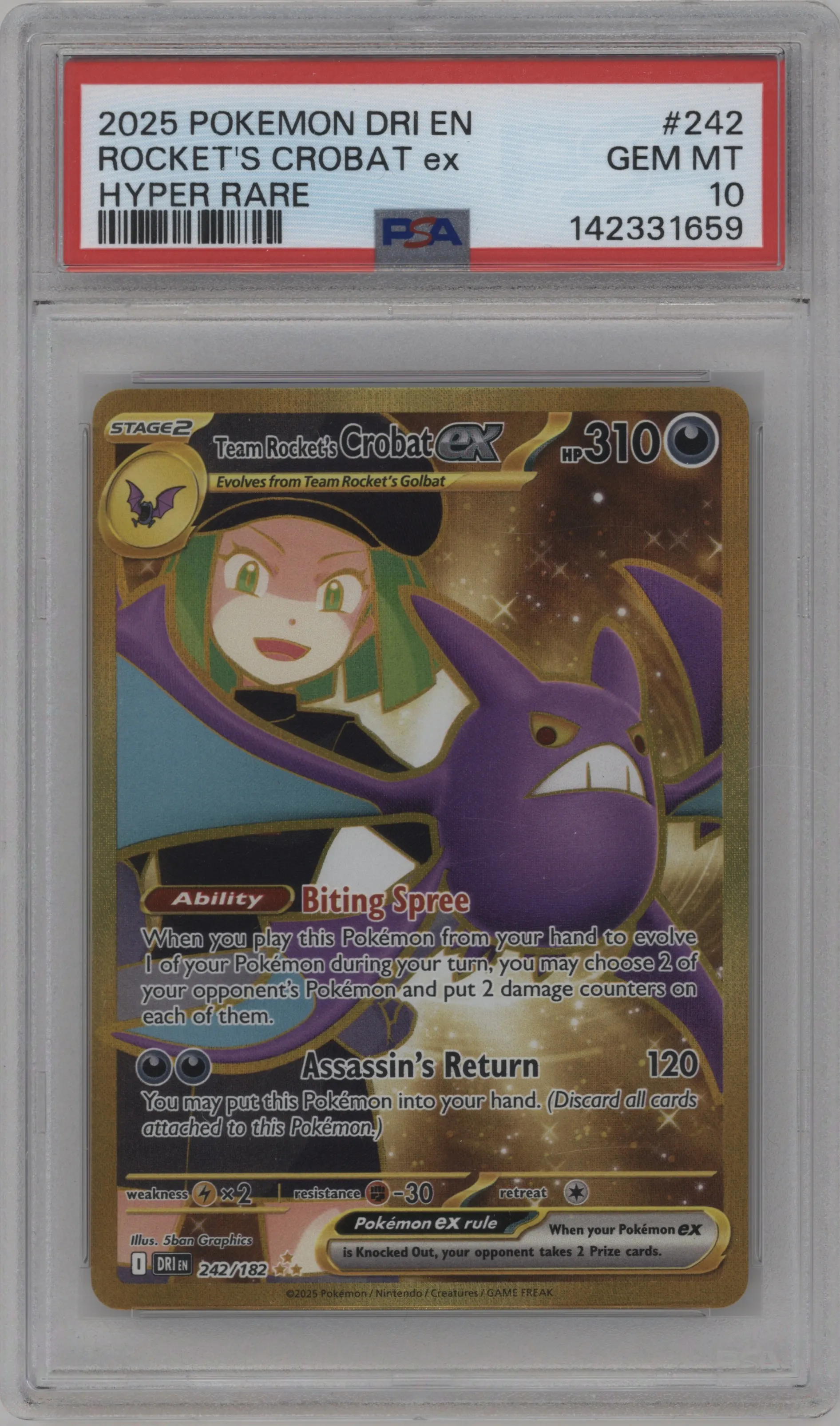 Team Rocket's Crobat ex