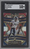 DK Metcalf from the 2019 Panini Select  set featuring a Tri-Color parallel graded by SGC and given an overall grade of 10.