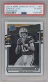 Jordan Love from the 2020 Panini Donruss Optic set graded by PSA and given an overall grade of 10.