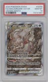 Hisuian Zoroark VSTAR from the 2023 Pokemon SWSH set graded by PSA and given an overall grade of 10.