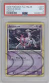 Arceus from the 2009 Pokemon Platinum set graded by PSA and given an overall grade of 9.