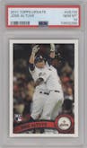 Jose Altuve from the 2011 Topps Update set graded by PSA and given an overall grade of 10.