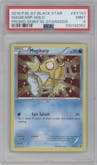 Magikarp from the 2016 Pokemon XY set featuring a Shiny Mega Gyarados Collection parallel graded by PSA and given an overall grade of 9.
