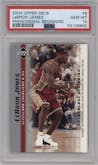 LeBron James from the 2003-04 Upper Deck LeBron James  set graded by PSA and given an overall grade of 10.
