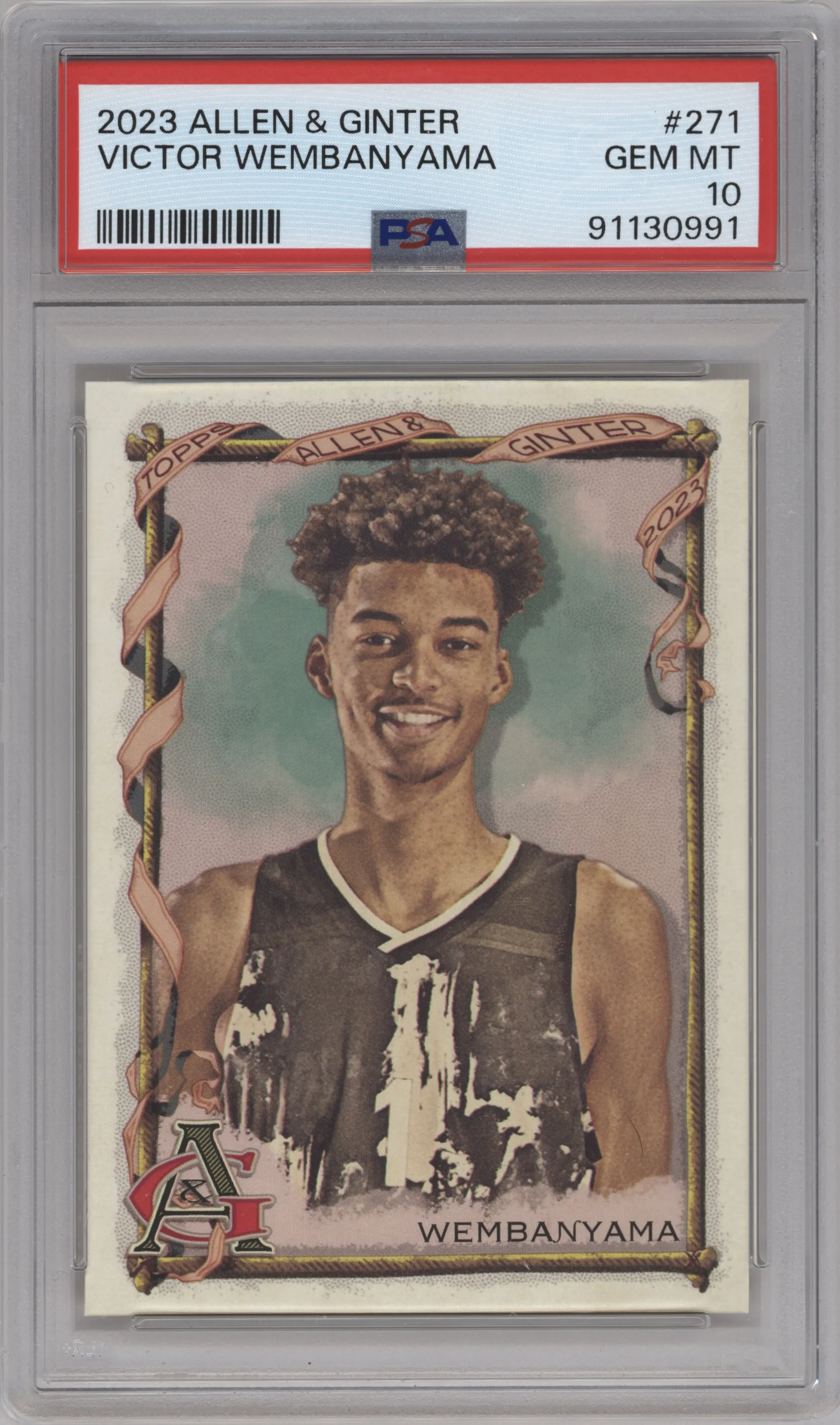 2023 Topps Allen & Ginter Victor Wembanyama #271 PSA 10