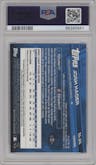 Josh Hader from the 2017 Topps Chrome set graded by PSA and given an overall grade of 10.