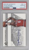 Julius Erving from the 2003-04 SP Authentic set graded by PSA and given an overall grade of 10.