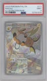 Raichu from the 2023 Pokemon SV set graded by PSA and given an overall grade of 9.