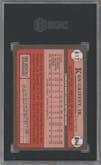 Ken Griffey Jr. from the 1989 Topps Traded set graded by SGC and given an overall grade of 9.