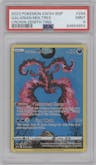 Galarian Moltres from the 2023 Pokemon SWSH set featuring a Galarian Moltres Crown Zenith Collection Tin parallel graded by PSA and given an overall grade of 9.