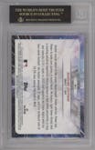 Shohei Ohtani from the 2023 Topps Cosmic Chrome set graded by Beckett and given an overall grade of 10.