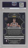 Christian Braun from the 2022-23 Panini Mosaic set featuring a White Mosaic parallel graded by PSA and given an overall grade of 9.