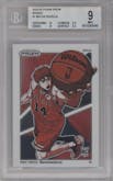 Matas Buzelis from the 2024-25 Panini Prizm set graded by Beckett and given an overall grade of 9.