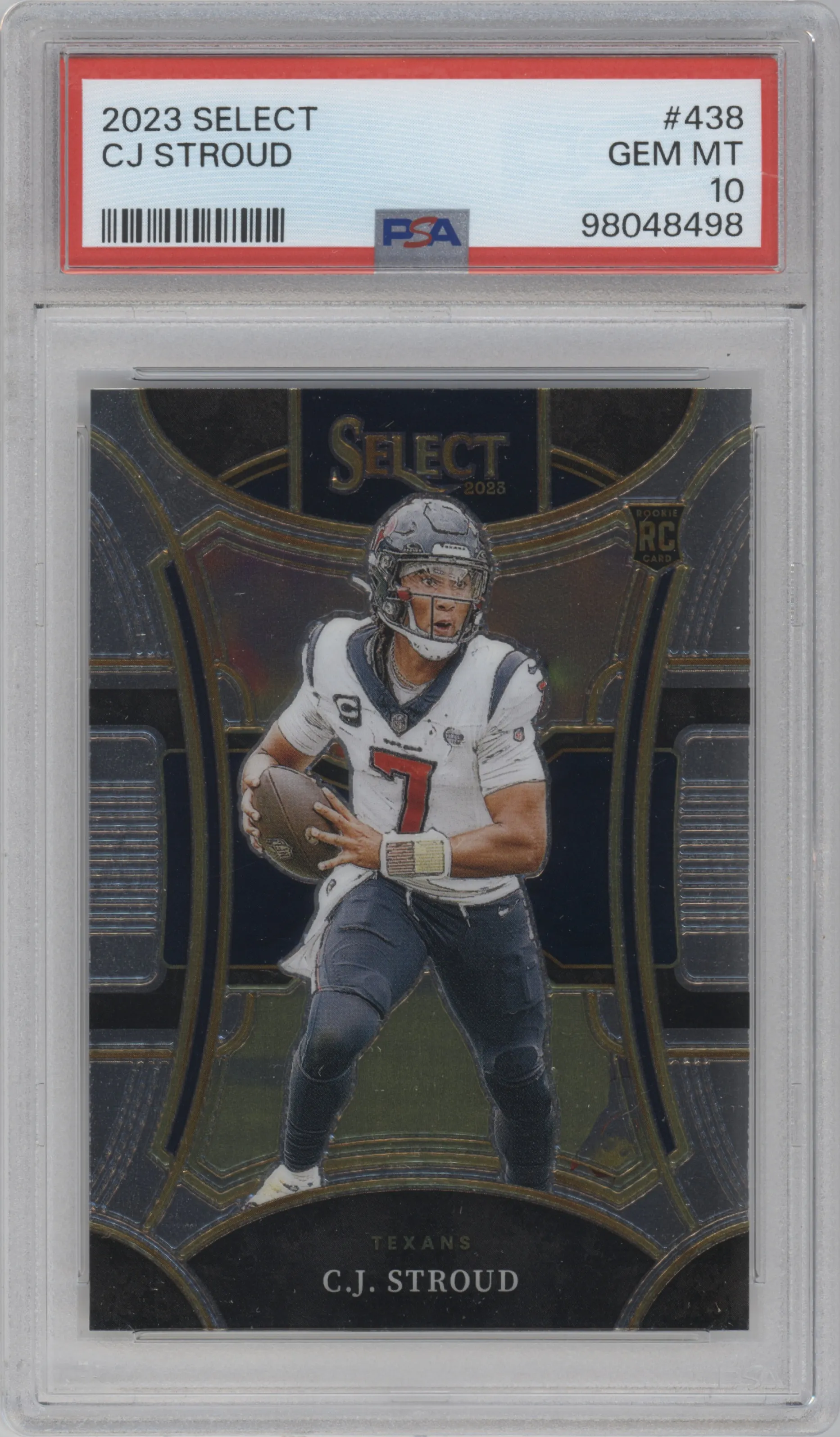 2023 Panini Select Suite Lvl. C.J. Stroud #438 PSA 10