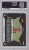Jayden Daniels from the 2024 Panini Mosaic set featuring a Reactive Yellow parallel graded by PSA and given an overall grade of 9.