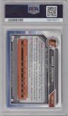 Gunnar Henderson from the 2019 Bowman Draft set featuring a Refractor parallel graded by PSA and given an overall grade of 10.
