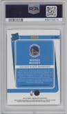  Moses Moody from the 2021-22 Panini Donruss Optic set graded by PSA and given an overall grade of 10.
