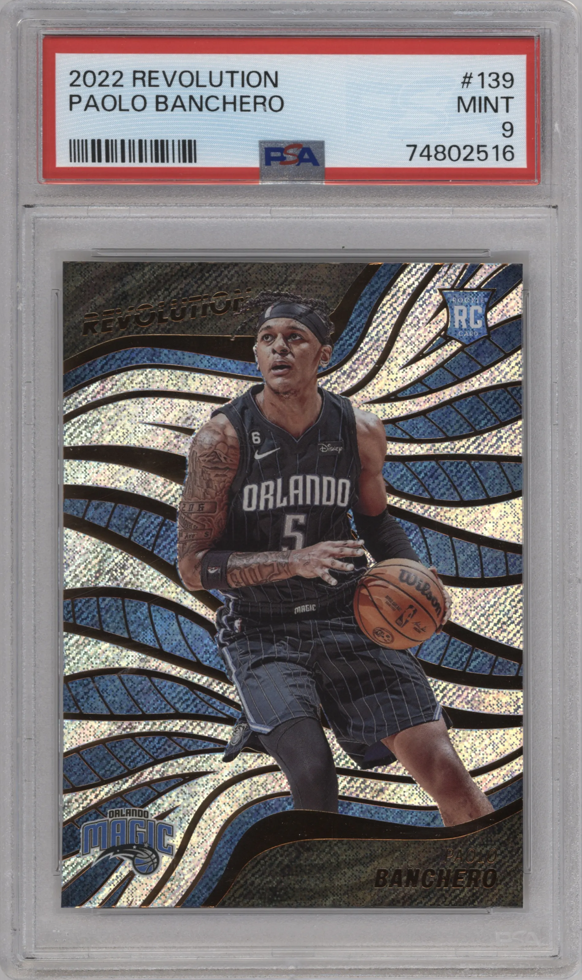 2022 Panini Revolution Paolo Banchero #139 PSA 9