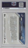 Roki Sasaki from the 2024-25 Topps Now Off-Season set graded by PSA and given an overall grade of 10.