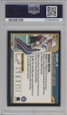 Tom Brady from the 2000 Bowman Chrome set graded by PSA and given an overall grade of 9.