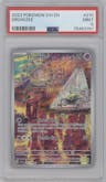 Drowzee from the 2023 Pokemon SV set graded by PSA and given an overall grade of 9.