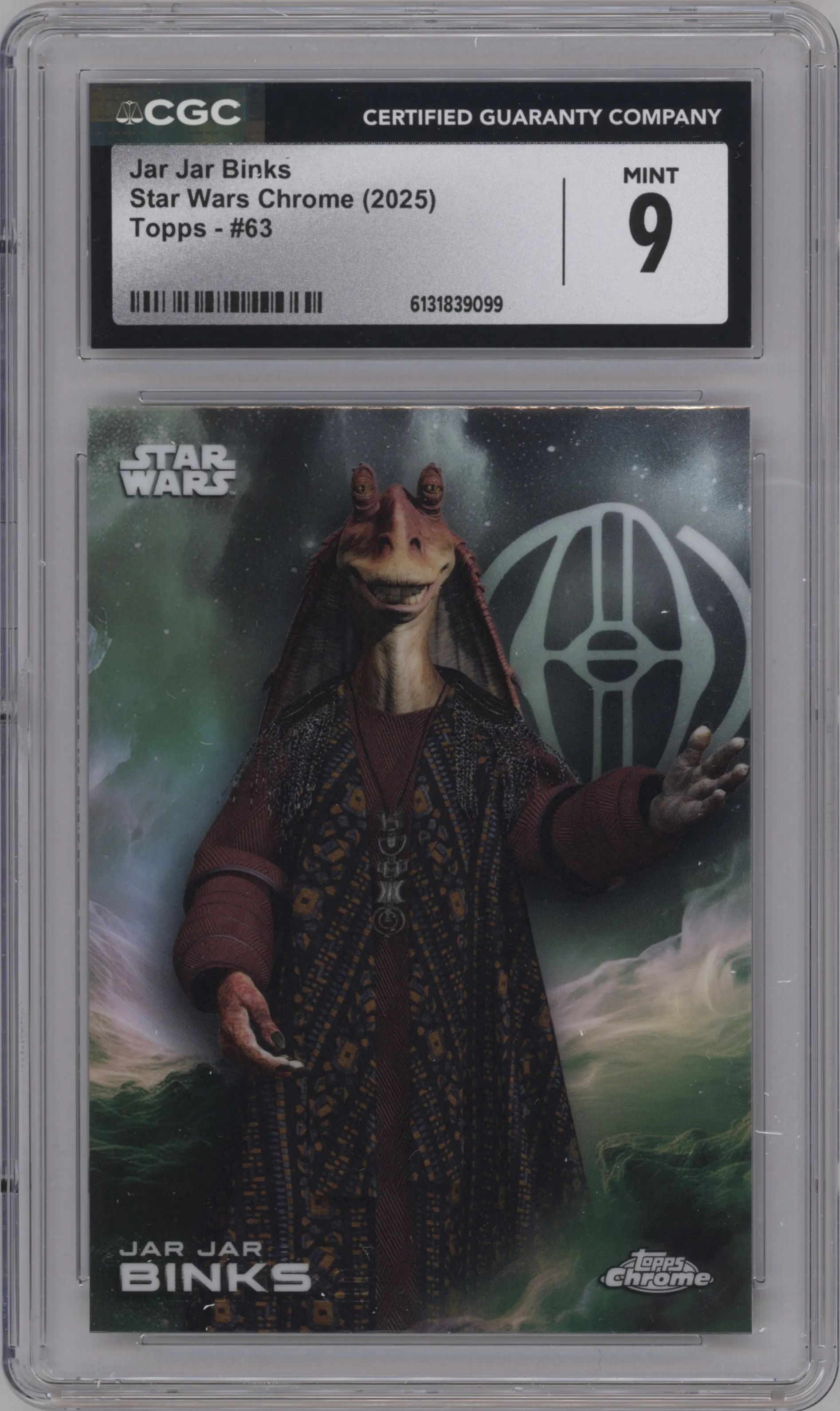 2025 Topps Chrome Star Wars Jar Jar Binks CGC 9