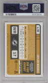 Jaylen Waddle from the 2021 Panini Classics set featuring a Orange parallel graded by PSA and given an overall grade of 8.