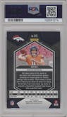 Bo Nix from the 2024 Panini Mosaic set featuring a Pink Camo parallel graded by PSA and given an overall grade of 10.