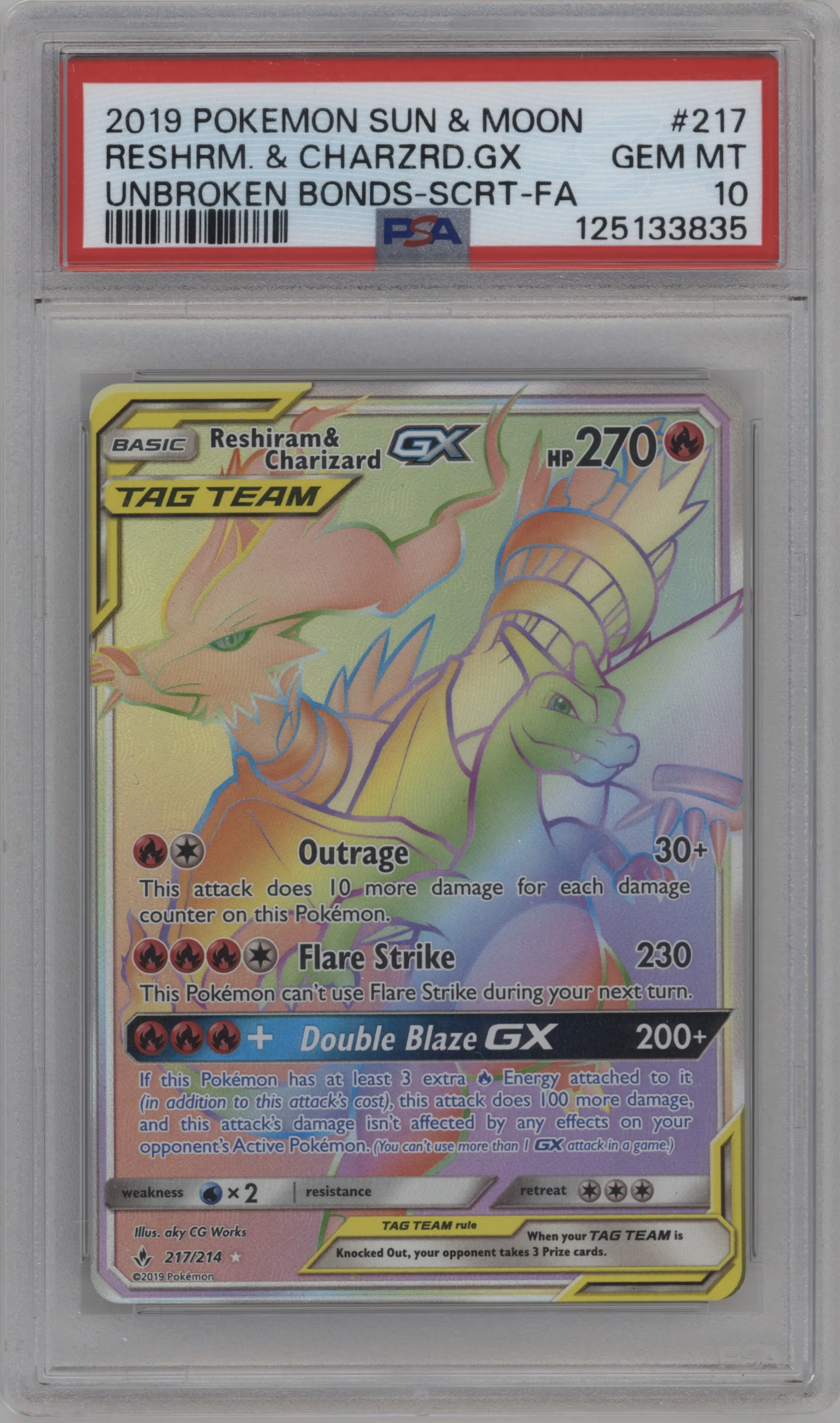 Reshiram/Charizard GX