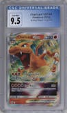 Charizard VSTAR from the 2022 Pokemon SWSH set graded by CSG and given an overall grade of 9.5.