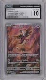 Fezandipiti from the 2024 Pokemon SV set graded by CSG and given an overall grade of 10.