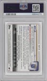 Bobby Witt Jr. from the 2020 Bowman set graded by PSA and given an overall grade of 9.