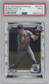 Bobby Witt Jr. from the 2020 Bowman set graded by PSA and given an overall grade of 9.