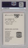 Jose Canseco from the 1985 Burger King Huntsville Stars set graded by PSA and given an overall grade of 9.
