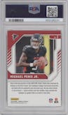 Michael Penix Jr. from the 2024 Donruss set graded by PSA and given an overall grade of 9.