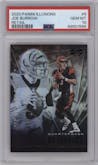 Joe Burrow from the 2020 Panini Illusions set featuring a Retail parallel graded by PSA and given an overall grade of 10.