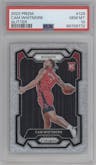 Cam Whitmore from the 2023-24 Panini Prizm set featuring a Glitter Prizm parallel graded by PSA and given an overall grade of 10.
