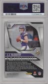 J.J. McCarthy from the 2024 Panini Prizm set graded by PSA and given an overall grade of 9.