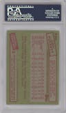Kirby Puckett from the 1985 Topps set graded by PSA and given an overall grade of 10.
