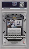 Jonathan Taylor from the 2022 Panini Prizm set graded by PSA and given an overall grade of 9.