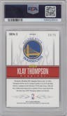 Klay Thompson from the 2012-13 Panini Select set featuring a Prizm parallel graded by PSA and given an overall grade of 9.