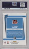 Ja'Marr Chase from the 2021 Panini Donruss Optic set graded by PSA and given an overall grade of 9.