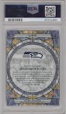 Jaxon Smith-Njigba from the 2023 Panini Mosaic set graded by PSA and given an overall grade of 9.