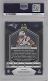 Kendrick Bourne from the 2024 Panini Mosaic set featuring a Choice Black Gold parallel graded by PSA and given an overall grade of 9.