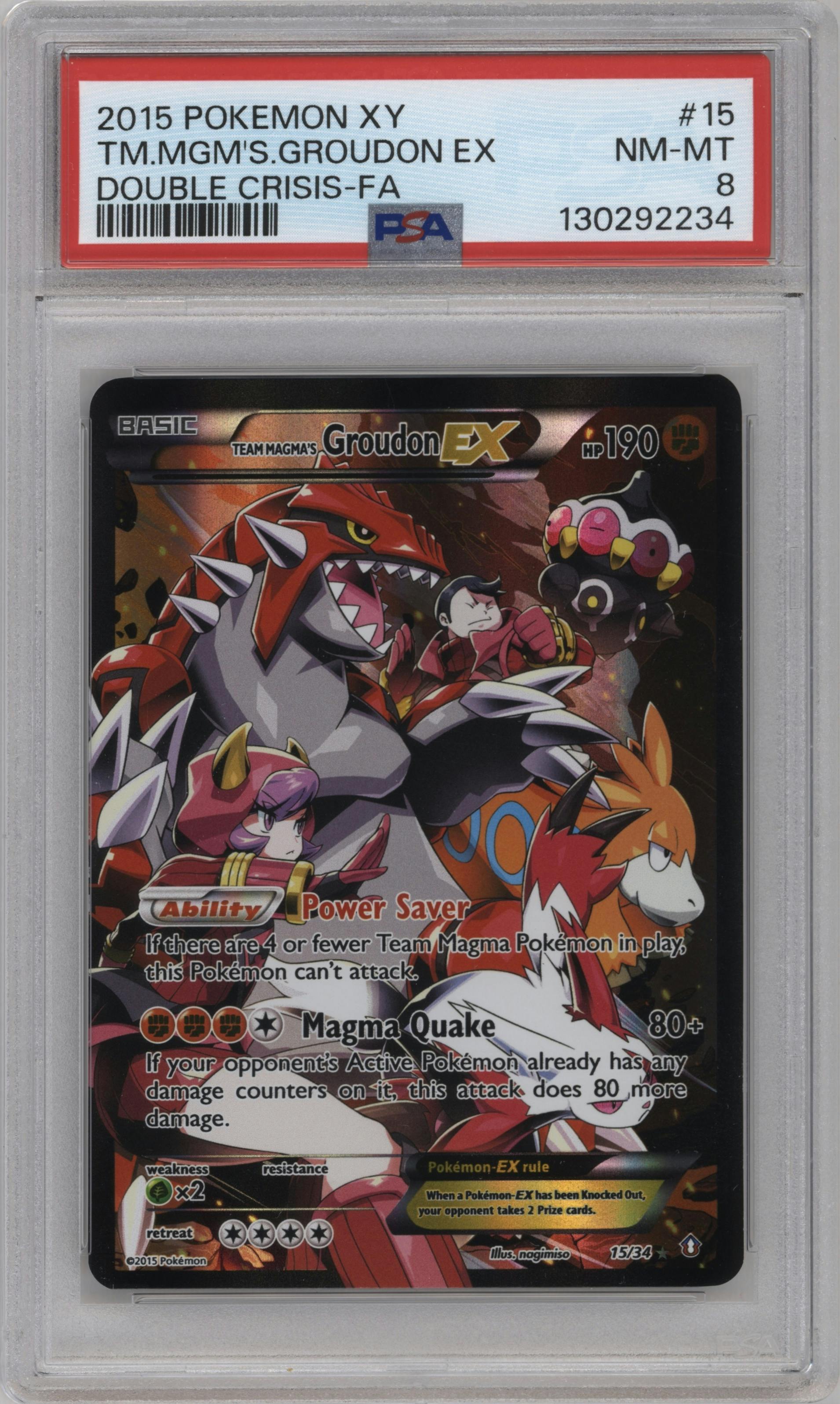 Team Magma's Groudon EX
