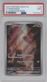 Charmander from the 2023 Pokemon SV set graded by PSA and given an overall grade of 9.